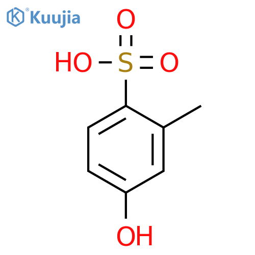4-Hydroxy-2-methylbenzenesulfonic Acid Hydrate structure