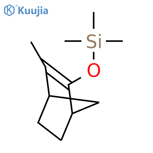 Silane, trimethyl[(3-methylbicyclo[2.2.1]hept-2-en-2-yl)oxy]- structure