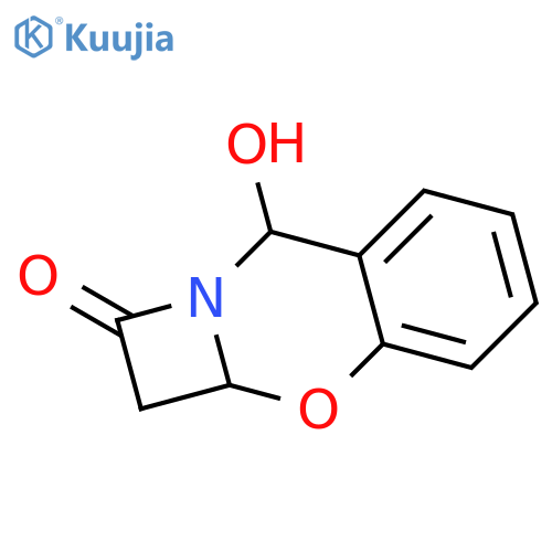 1H,8H-Azeto[2,1-b][1,3]benzoxazin-1-one, 2,2a-dihydro-8-hydroxy- structure