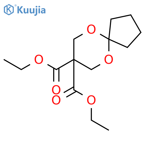 6,10-DIOXASPIRO[4.5]DECANE-8,8-DICARBOXYLIC ACID, DIETHYL ESTER structure