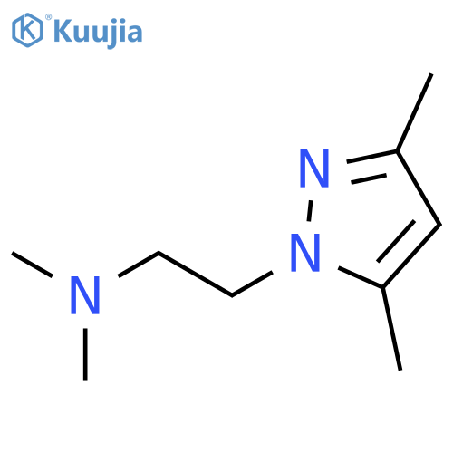 1H-Pyrazole-1-ethanamine,N,N,3,5-tetramethyl- structure