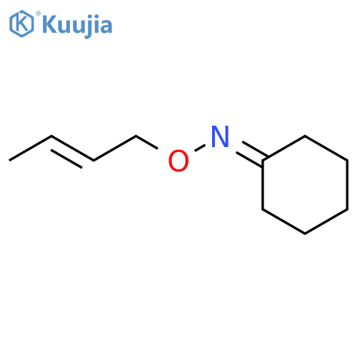 Cyclohexanone, O-2-butenyloxime structure