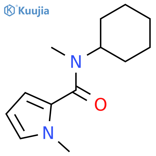 1H-Pyrrole-2-carboxamide, N-cyclohexyl-N,1-dimethyl- structure