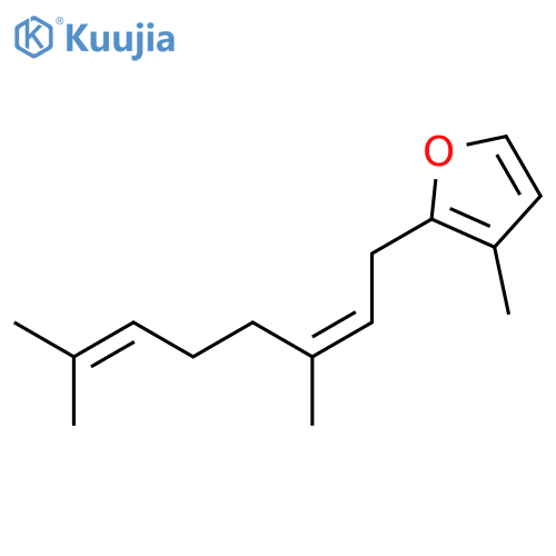 FURAN, 2-[(2Z)-3,7-DIMETHYL-2,6-OCTADIENYL]-3-METHYL- structure