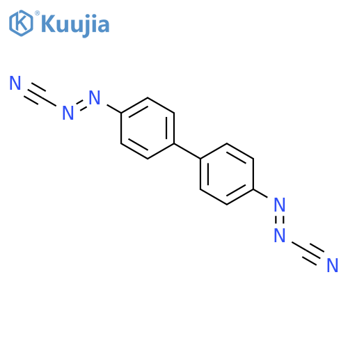 Diazenecarbonitrile, 2,2'-[1,1'-biphenyl]-4,4'-diylbis- structure