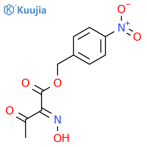 Butanoic acid, 2-(hydroxyimino)-3-oxo-, (4-nitrophenyl)methyl ester structure