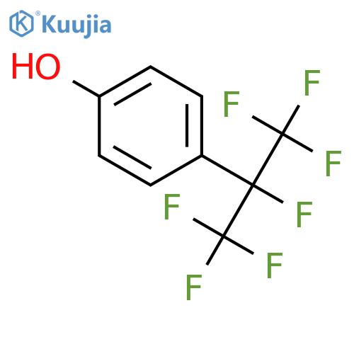4-(heptafluoropropan-2-yl)phenol structure