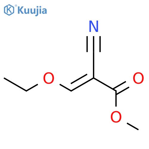 2-Propenoic acid, 2-cyano-3-ethoxy-, methyl ester, (2E)- structure