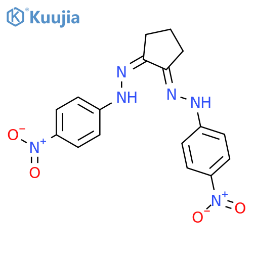 1,2-CYCLOPENTANEDIONE, BIS[(4-NITROPHENYL)HYDRAZONE] structure