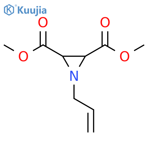 2,3-Aziridinedicarboxylic acid, 1-(2-propenyl)-, dimethyl ester structure