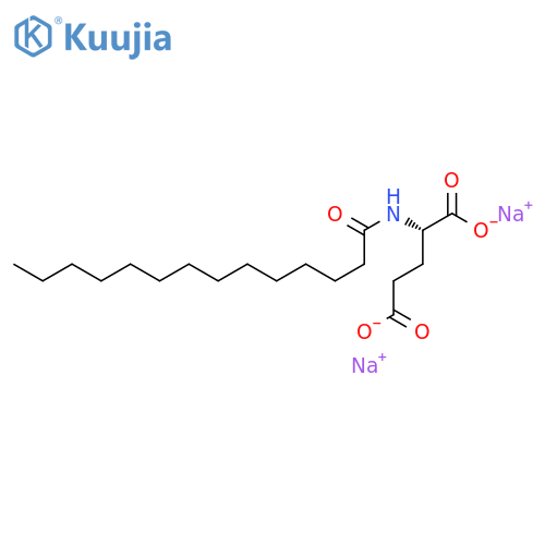 L-Glutamic acid,N-(1-oxotetradecyl)-, sodium salt (1:?) structure
