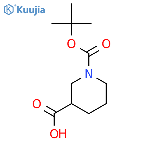1,3-Piperidinedicarboxylicacid, 1-(1,1-dimethylethyl) ester structure