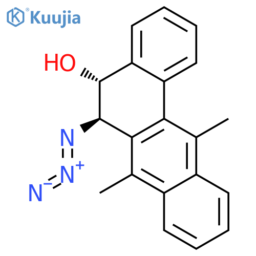 Benz[a]anthracen-5-ol, 6-azido-5,6-dihydro-7,12-dimethyl-, trans- structure