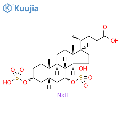 Chenodeoxycholic acid disulfate trisodium salt structure