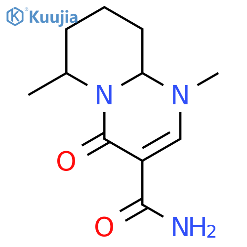 1,6-DIMETHYL-4-OXO-1,6,7,8,9,9A-HEXAHYDRO-4H-PYRIDO(1,2-A)PYRIMIDINE-3-CARBOXAMIDE structure