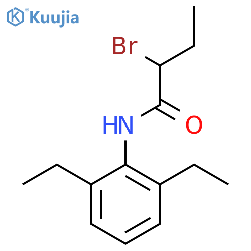 2-Bromo-N-(2,6-diethylphenyl)butanamide structure
