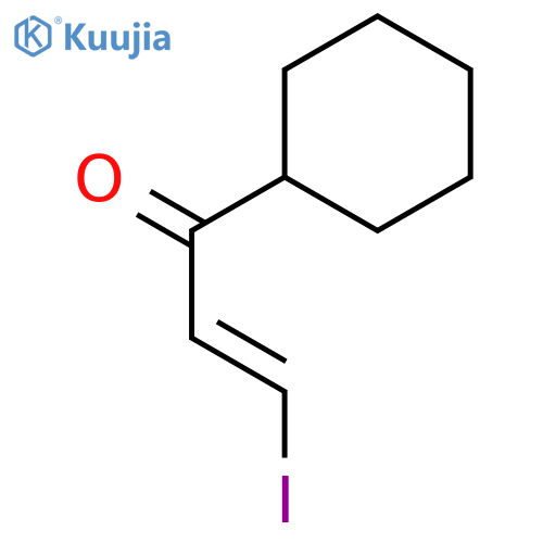2-PROPEN-1-ONE, 1-CYCLOHEXYL-3-IODO-, (E)- structure