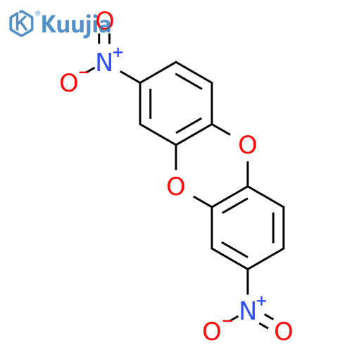 2,8-dinitrodibenzo-p-dioxin structure
