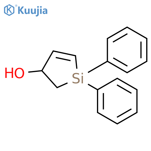 Silacyclopent-4-en-3-ol, 1,1-diphenyl- structure