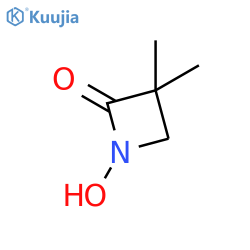 2-Azetidinone, 1-hydroxy-3,3-dimethyl- structure