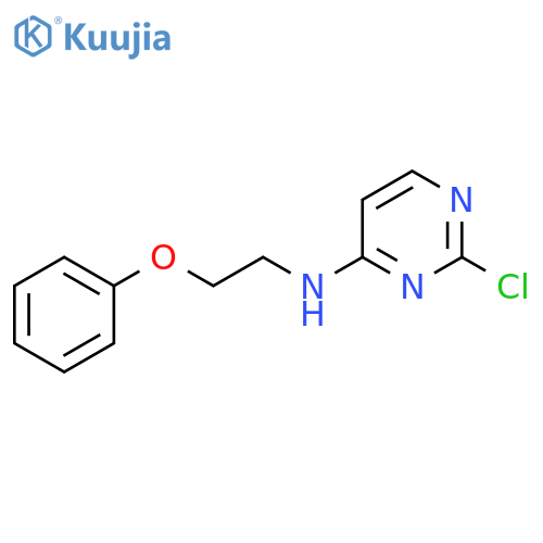 2-chloro-n-(2-phenoxyethyl)pyrimidin-4-amine structure