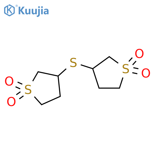 Thiophene,3,3'-thiobis[tetrahydro-, 1,1,1',1'-tetraoxide (9CI) structure
