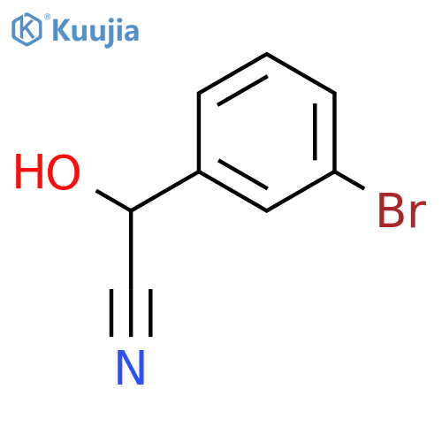 2-(3-Bromophenyl)-2-hydroxyacetonitrile structure