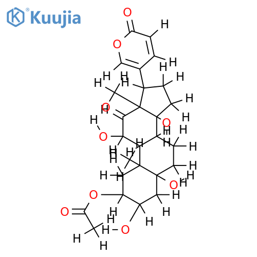 12-oxo-2b-O-acetyl-2b,5b,11a-trihydroxy-bufalin structure
