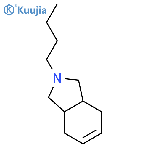 2-butyl-1,3,3a,4,7,7a-hexahydroisoindole;hydrochloride structure