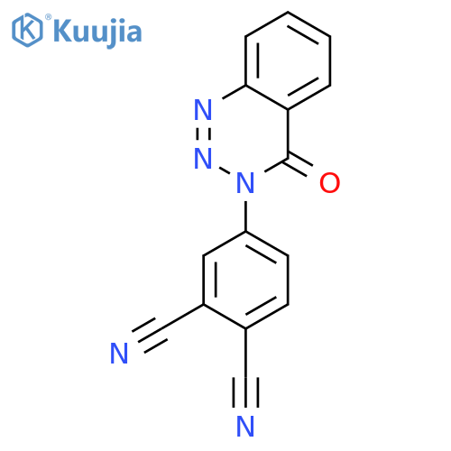 4-(4-Oxo-4H-benzo[d][1,2,3]triazin-3-yl)-phthalonitrile structure