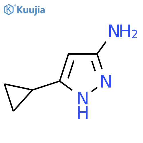 3-cyclopropyl-1H-pyrazol-5-amine structure
