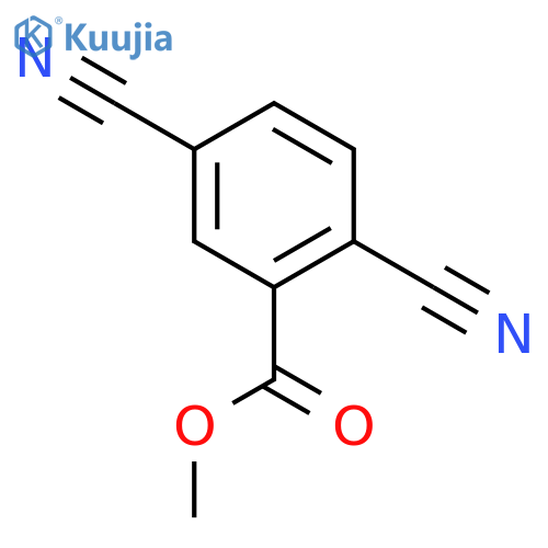 Methyl 2,5-dicyanobenzoate structure