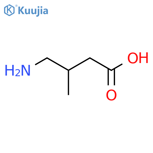 ( /-)-4-AMINO-3-METHYLBUTANOIC ACID HEMI NAPHTHALENE-1,5-DISULFONIC ACID structure