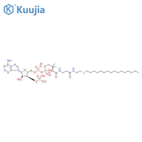 Coenzyme A, S-hexadecyl- structure