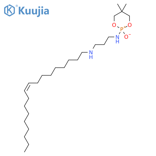 N'-(5,5-Dimethyl-2-oxido-1,3,2-dioxaphosphinan-2-ium-2-yl)-N-[(Z)-octadec-9-enyl]propane-1,3-diamine structure