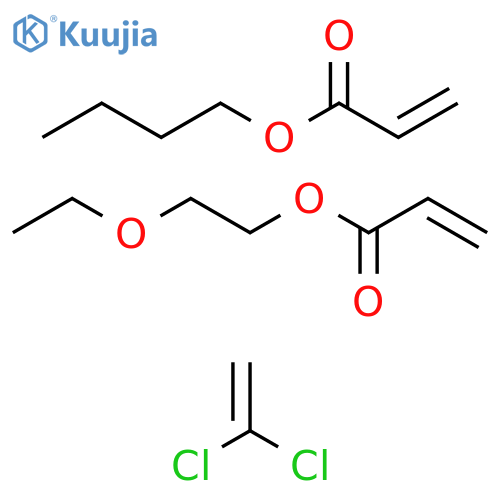 2-Propenoicacid,butylester,polymerwith1,1-dichloroetheneand2-ethoxyethyl2-propenoate structure