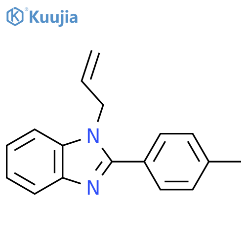 2-(4-methylphenyl)-1-(prop-2-en-1-yl)-1H-1,3-benzodiazole structure