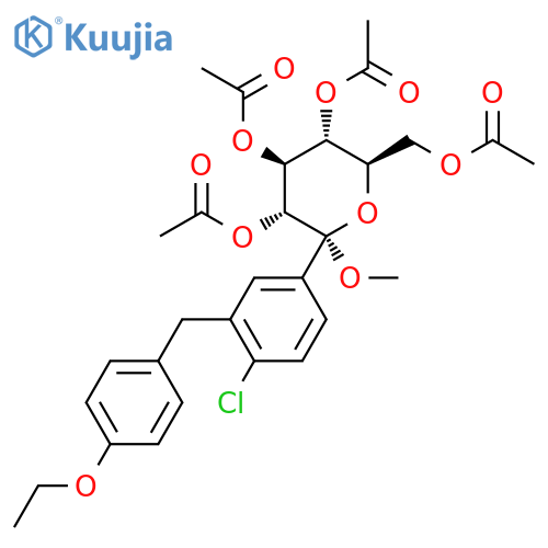 Dapagliflozin Impurity 42 structure