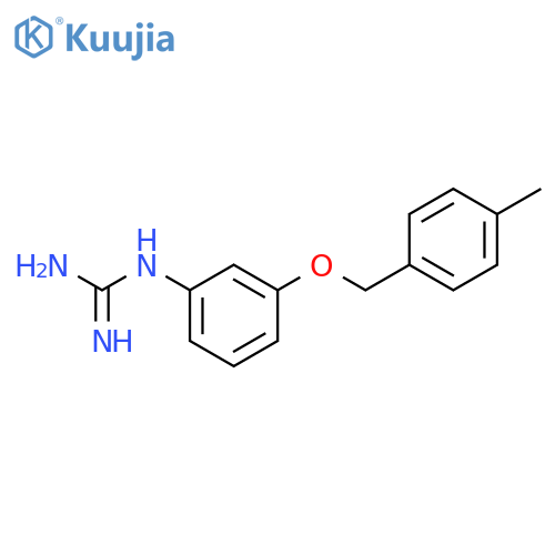 Guanidine, [3-[(4-methylphenyl)methoxy]phenyl]- structure