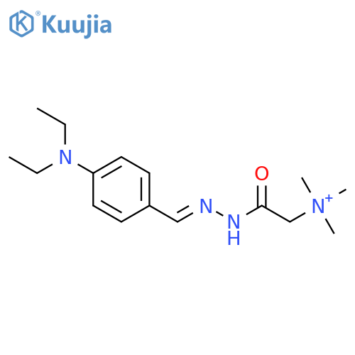 [2-[(2e)-2-[[4-(diethylamino)phenyl]methylidene]hydrazinyl]-2-oxoethyl]-trimethylazanium;chloride structure