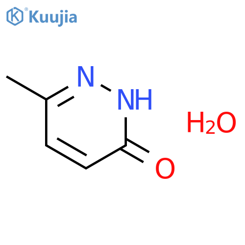 3-methyl-1H-pyridazin-6-one;hydrate structure