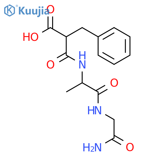 Glycinamide, N-(2-carboxy-1-oxo-3-phenylpropyl)-L-alanyl- structure