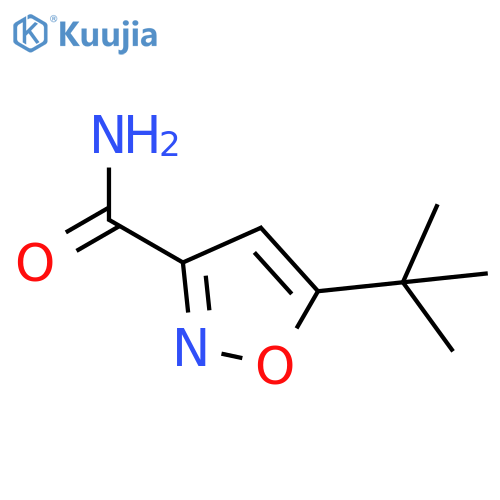 5-tert-Butyl-3-isoxazolecarboxamide structure