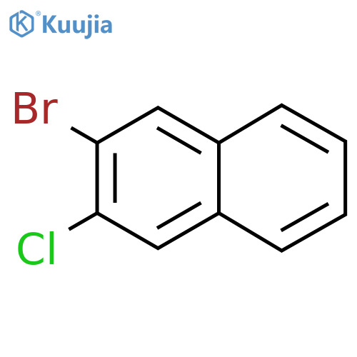 2-Bromo-3-chloronaphthalene structure