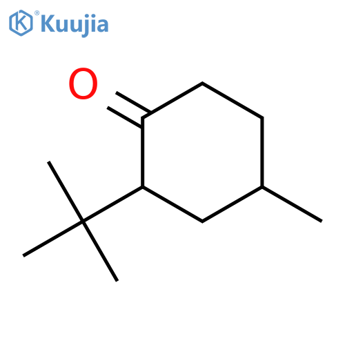 Cyclohexanone,2-(1,1-dimethylethyl)-4-methyl- structure