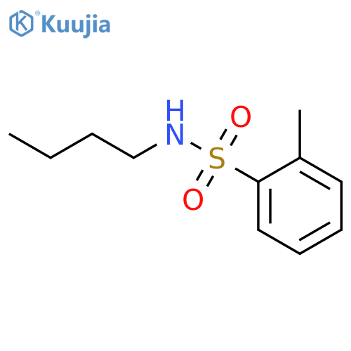 Benzenesulfonamide,N-butyl-2-methyl- structure