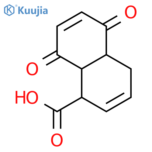 1-Naphthalenecarboxylic acid, 1,4,4a,5,8,8a-hexahydro-5,8-dioxo- structure