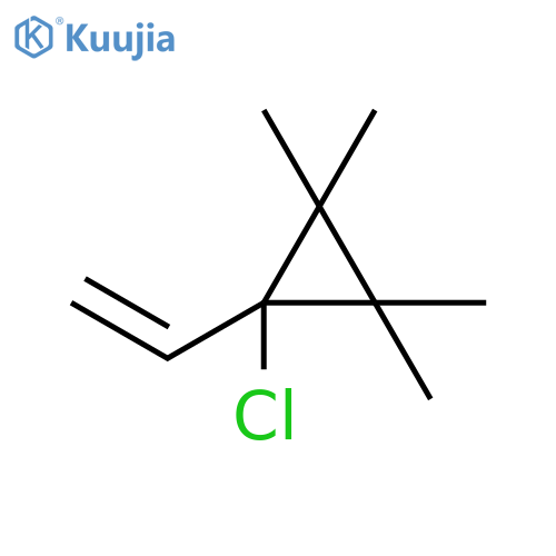 Cyclopropane, 1-chloro-1-ethenyl-2,2,3,3-tetramethyl- structure