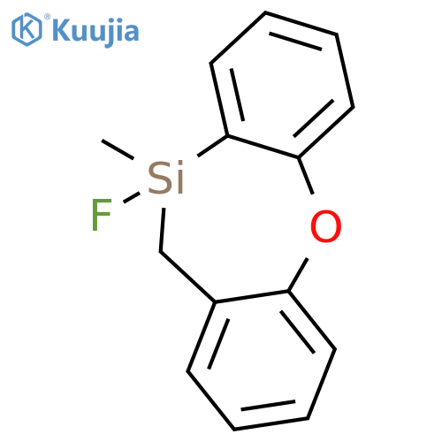 DIBENZ[B,F][1,4]OXASILEPIN, 10-FLUORO-10,11-DIHYDRO-10-METHYL- structure