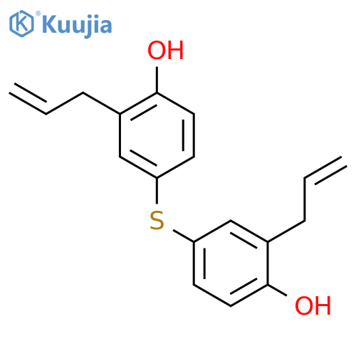 Phenol, 4,4'-thiobis[2-(2-propenyl)- structure